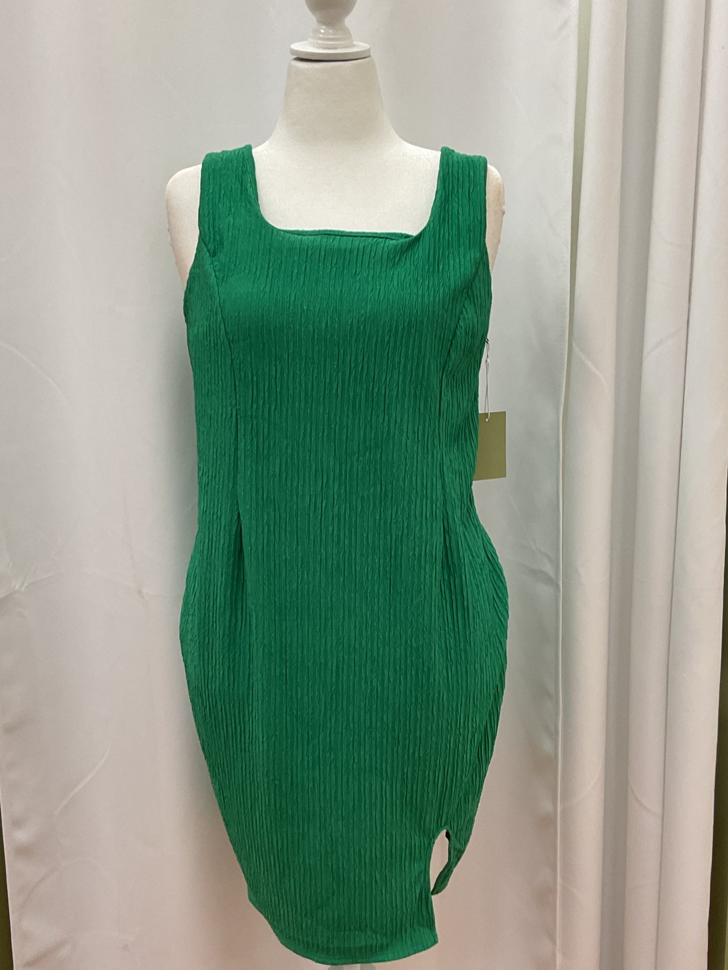 Calm Green Simple Dress