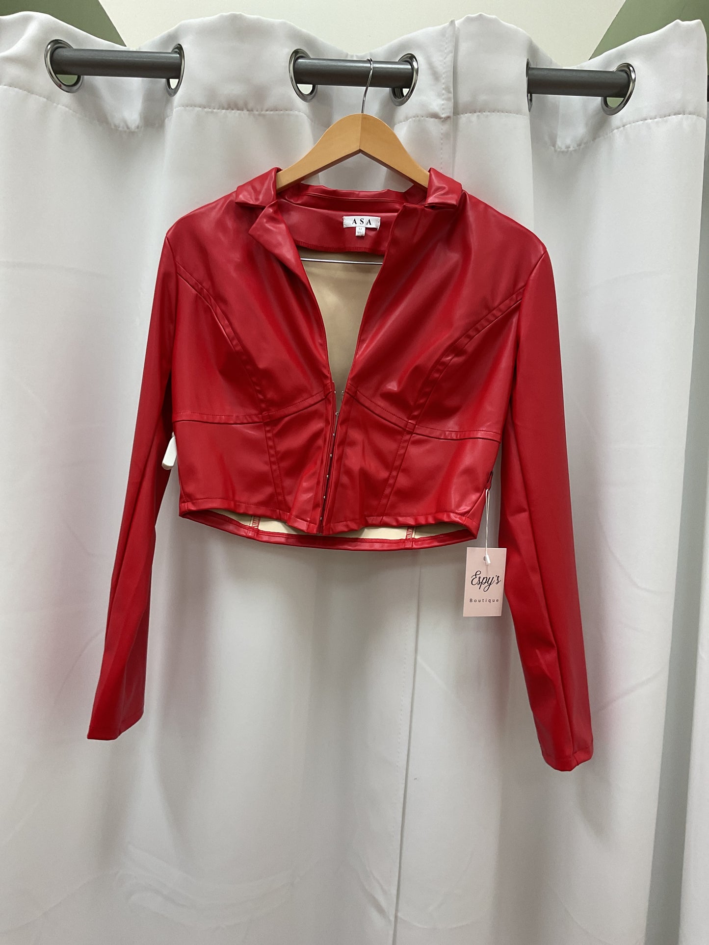 Red jacket