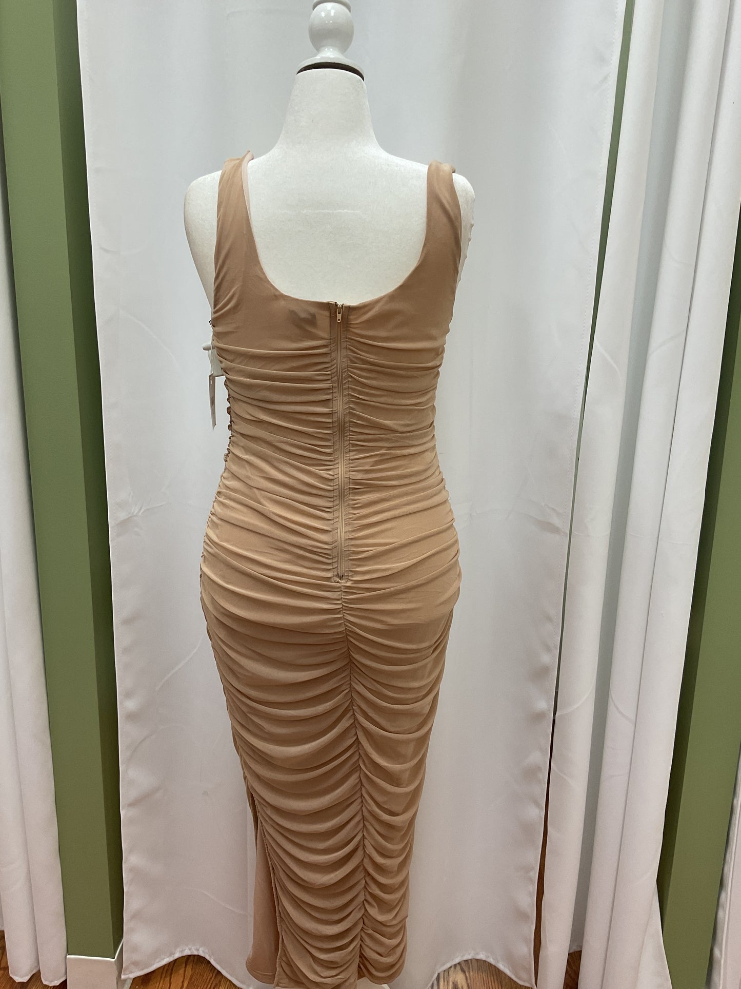 Elegant Simple Peach Dress
