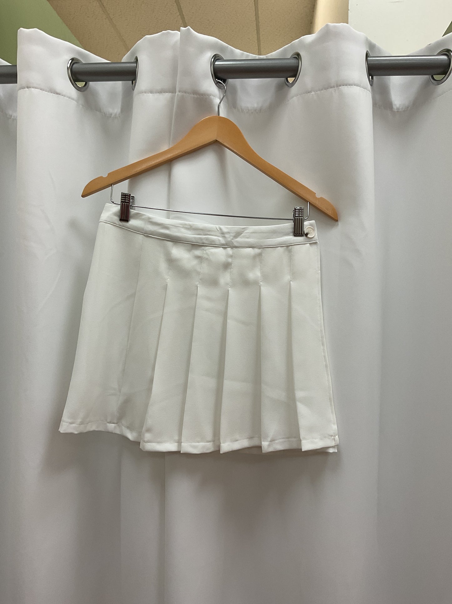 White skirt