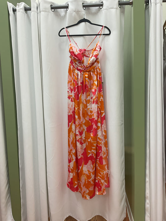 Long floral dress