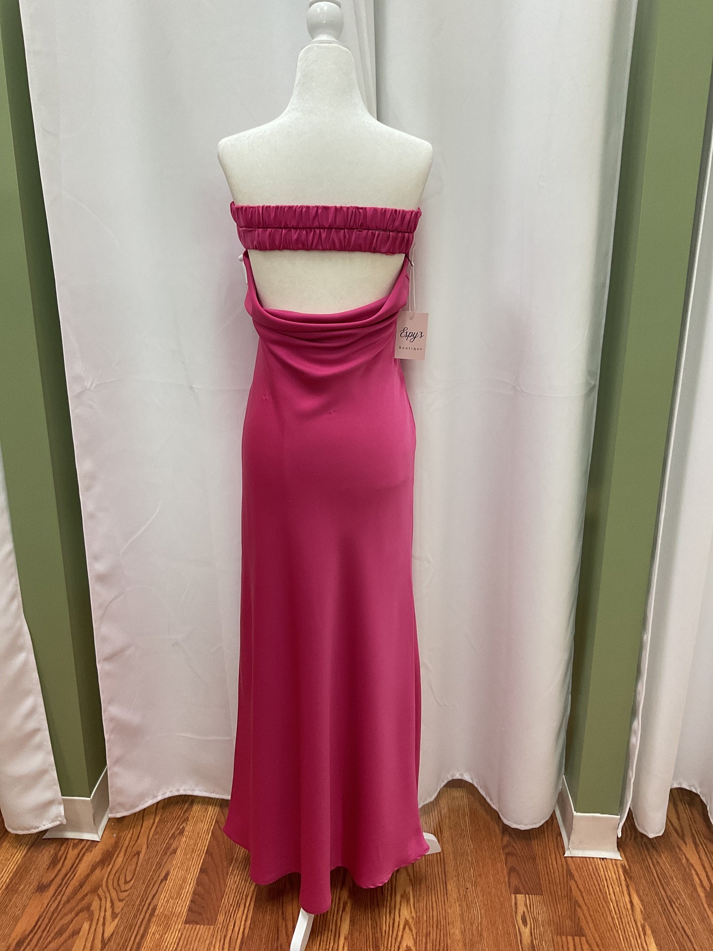 Pink Strapless Dress