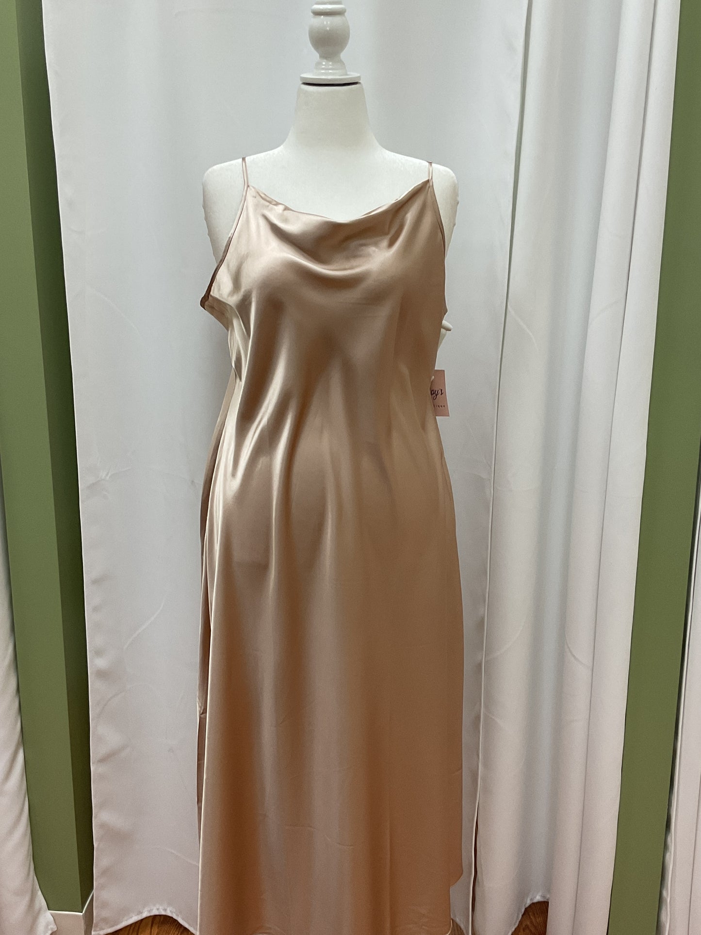 Rose Gold Slick Dress