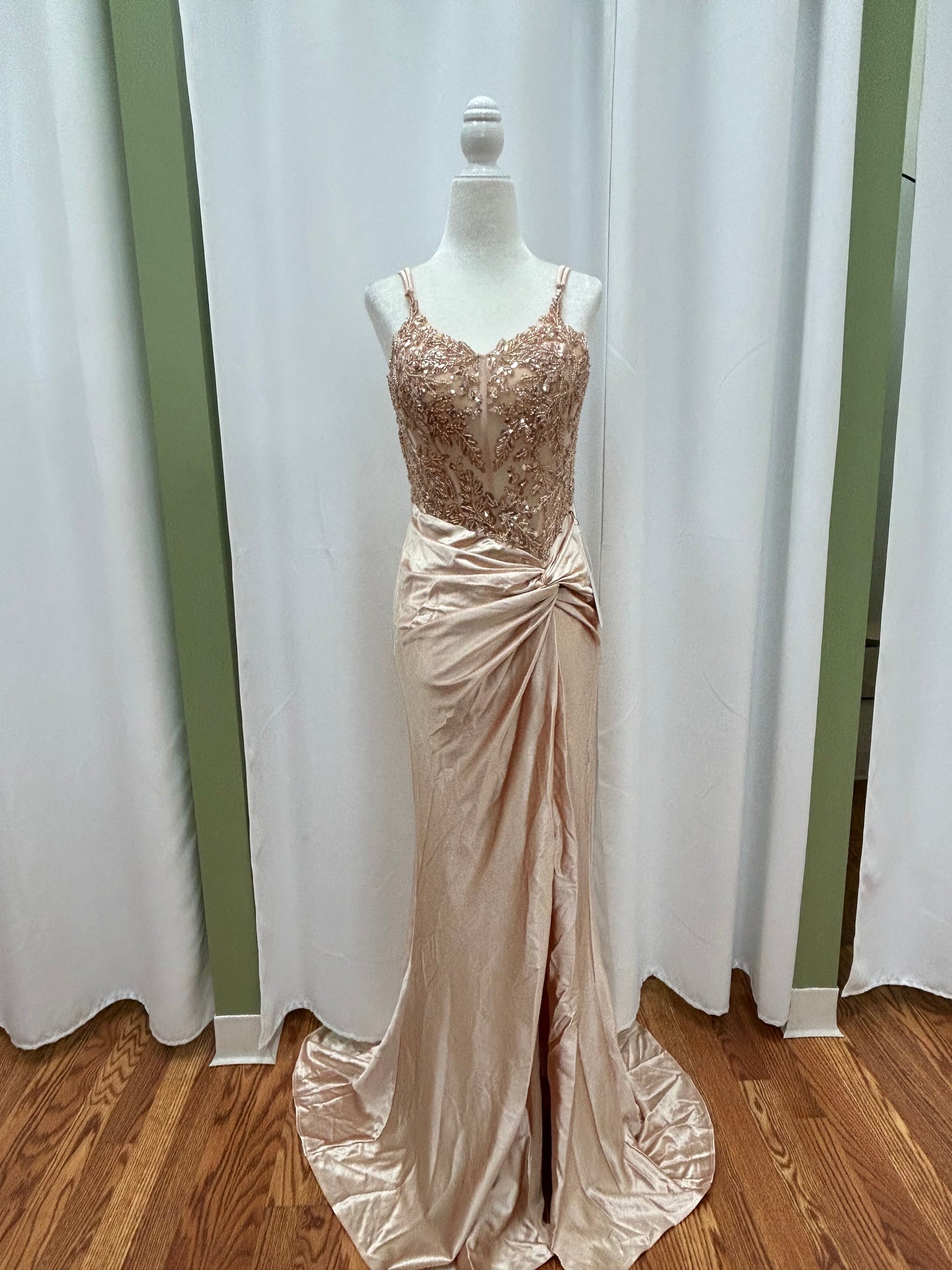 Champagne dress long