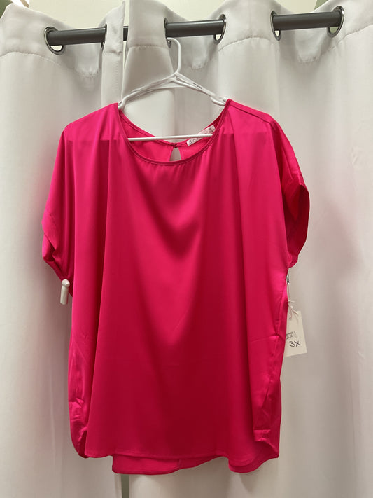 fuchsia blouse