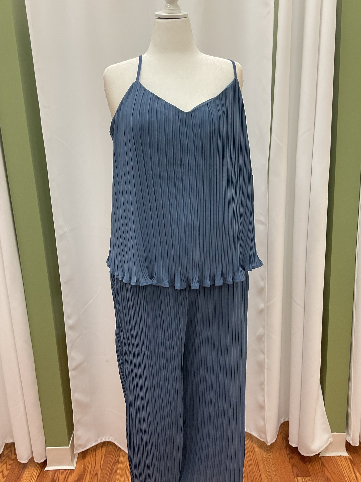 Summer Soft Blue Legged Dress