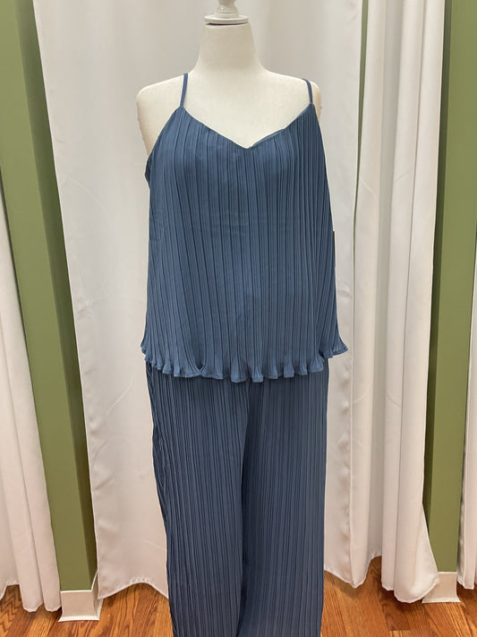 Summer Soft Blue Legged Dress