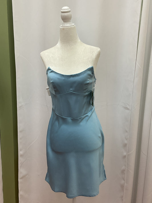 Water Strapless Short Dress