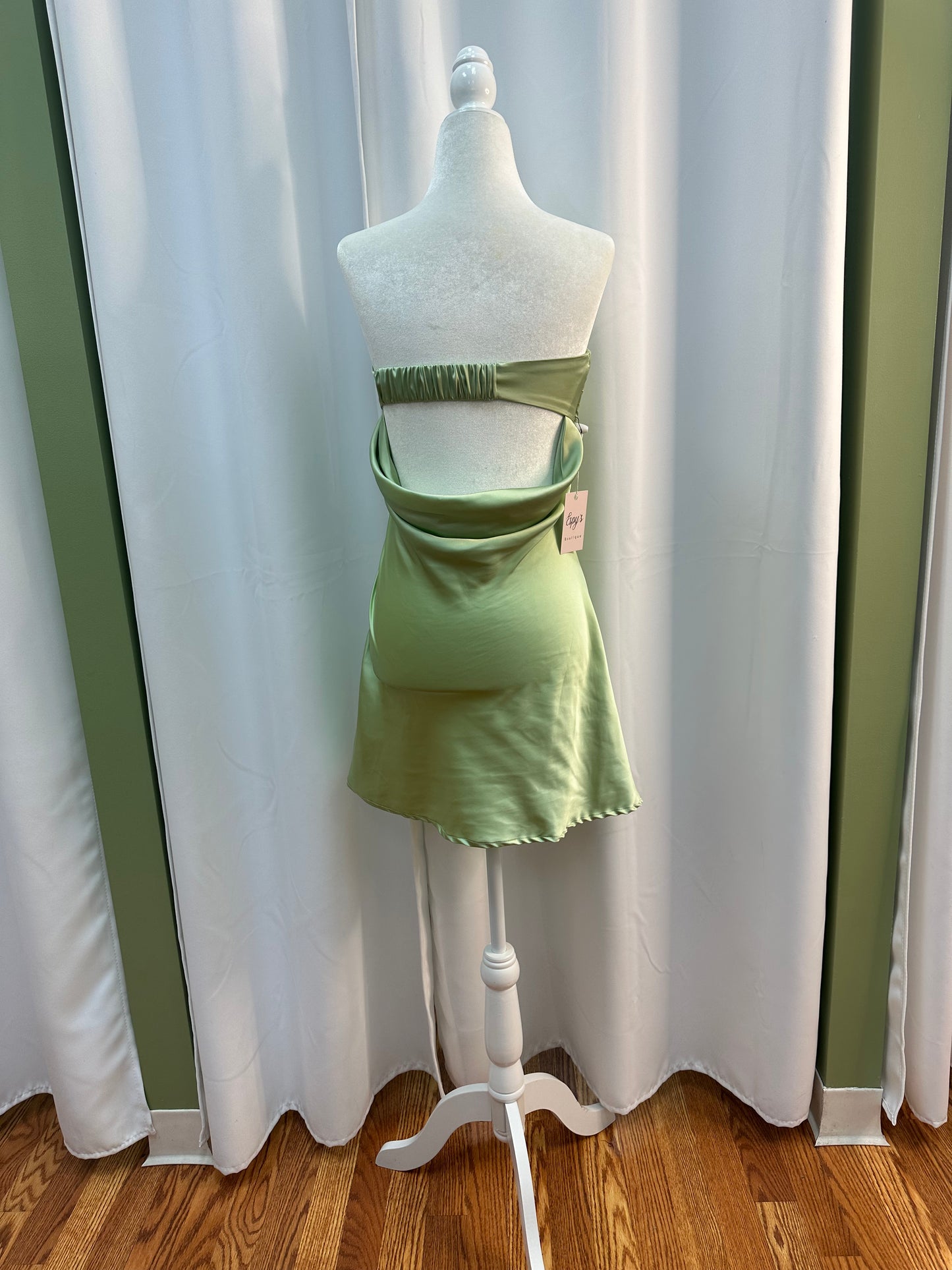Light Green Mini Dress