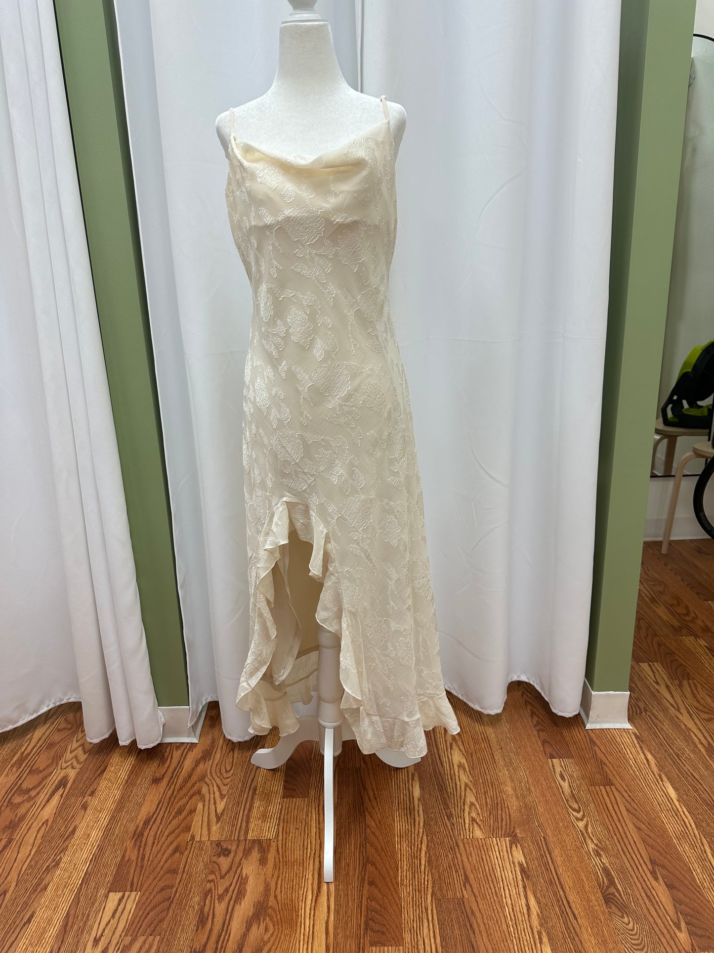 Side Ties Midi Dress