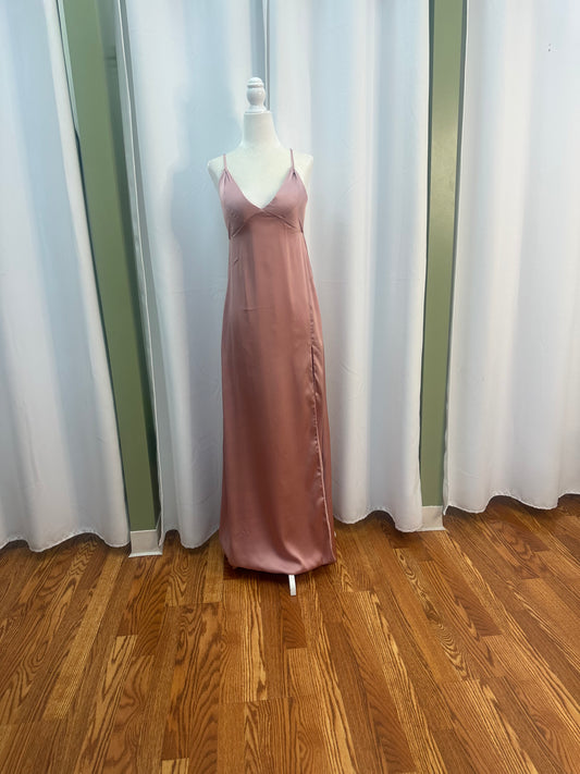 Rose Pearl Long Dress