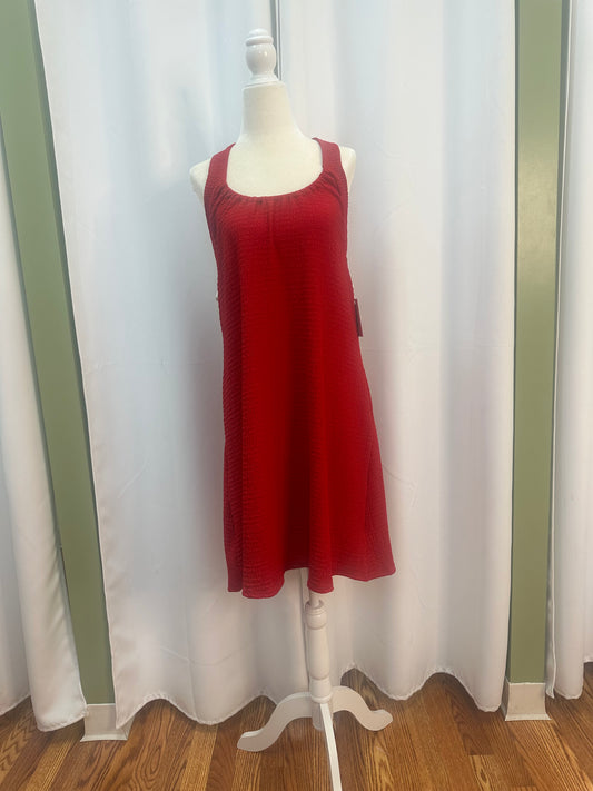 Bright Red Midi Dress