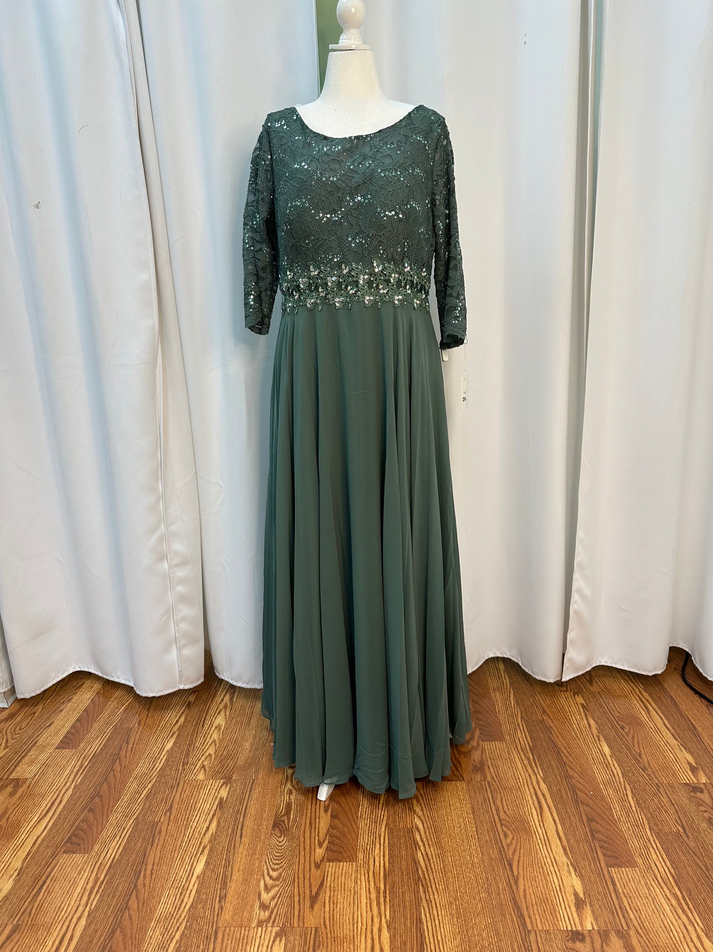 EUCALYPTUS CHIFON DRESS
