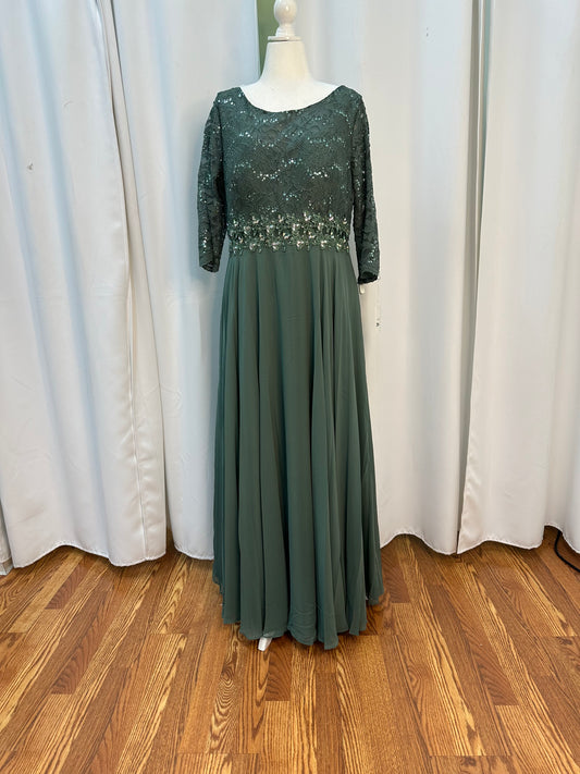 EUCALYPTUS CHIFON DRESS