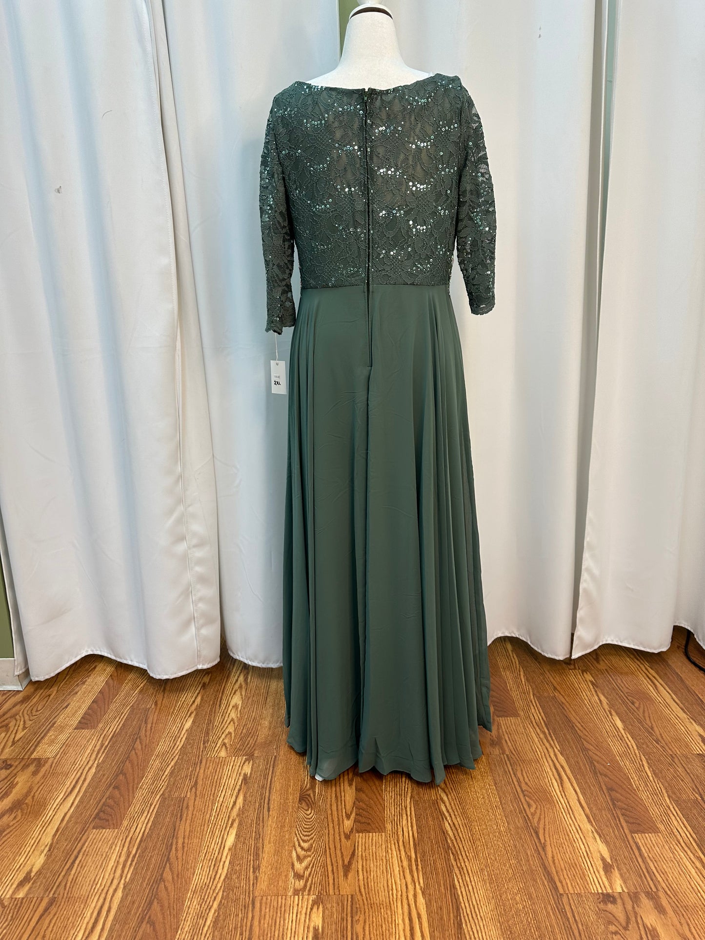 EUCALYPTUS CHIFON DRESS