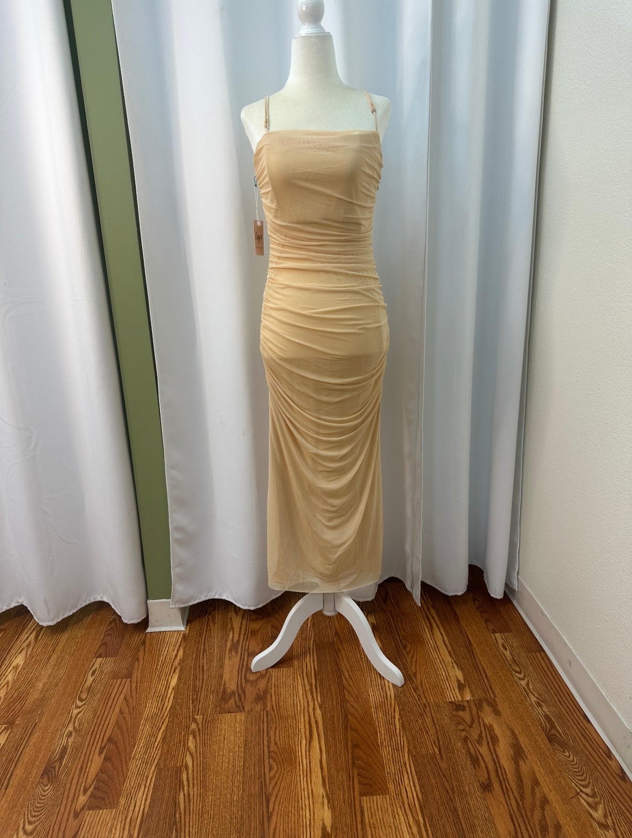 3/4 ivory dress