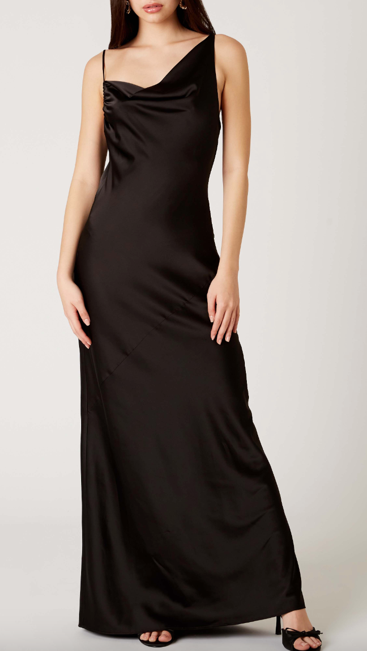 Satin Maxi Dress