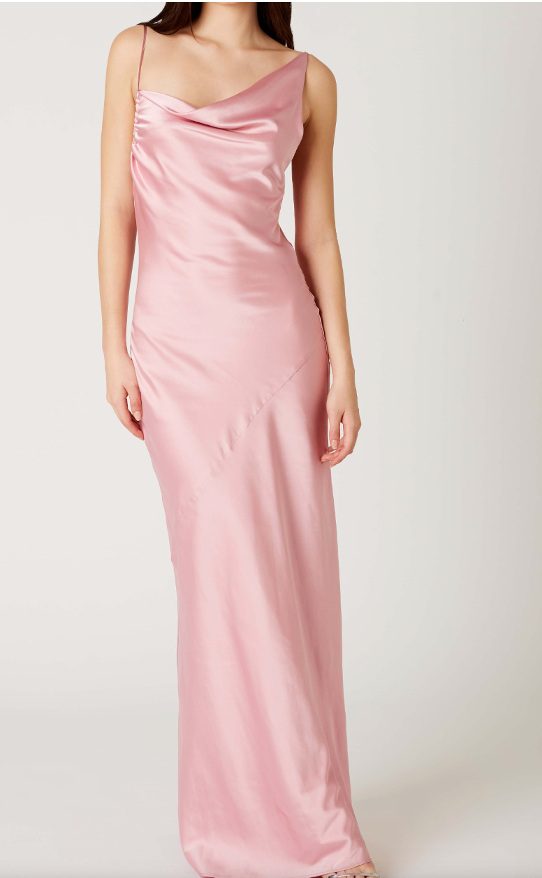 Satin Maxi Dress